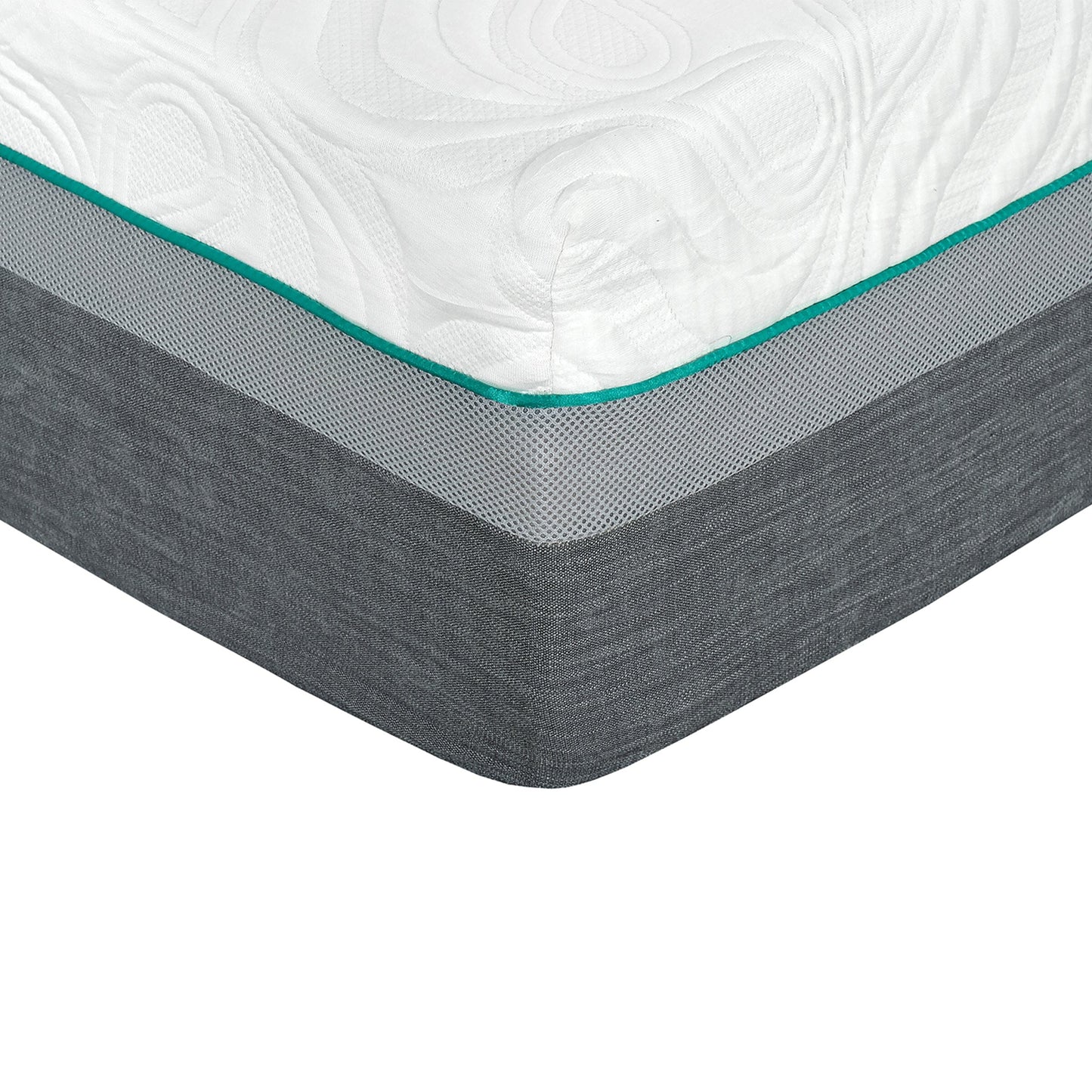 Hunter 14in Gel Foam Pocket Coil Hybrid Mattress Mattresses Sleepenvie