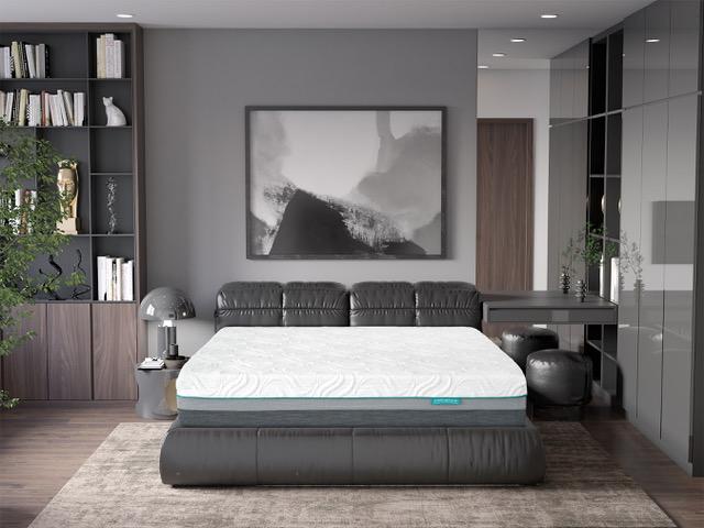 Hunter 14in Gel Foam Pocket Coil Hybrid Mattress Mattresses Sleepenvie