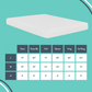 Rogan 8in Gel Memory Foam Mattress