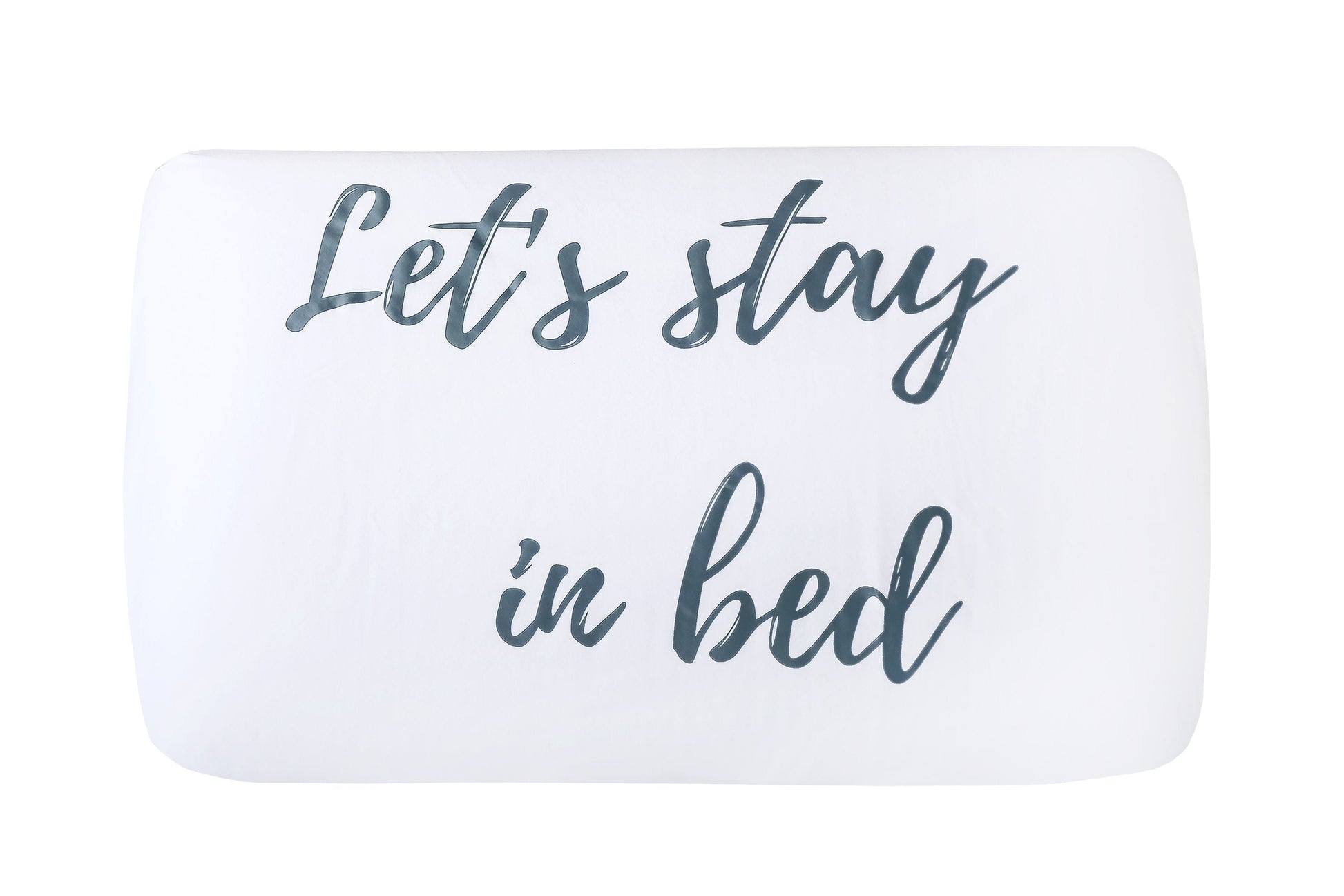 'Let's Stay In Bed' Pillowcase Pillowcase Sleepenvie 