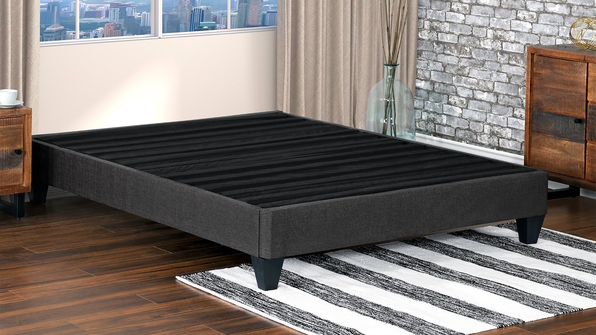 Brienne Low Profile Platform Bed Bed Frames Sleepenvie 